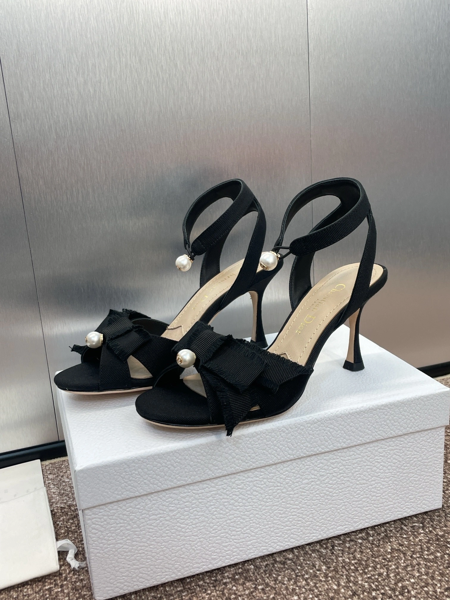 COCO-- 4ior KCO180GGN_S900 Heel height：7. 5CM sheepskin item:E-X062F0629